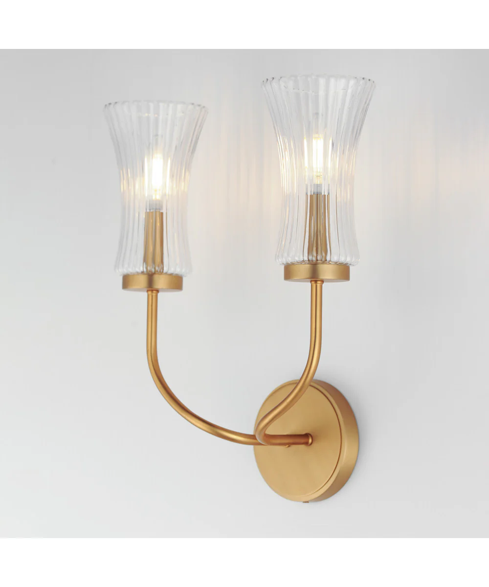 Camelot 2-Light Sconce Natural Aged Brass - Image 5