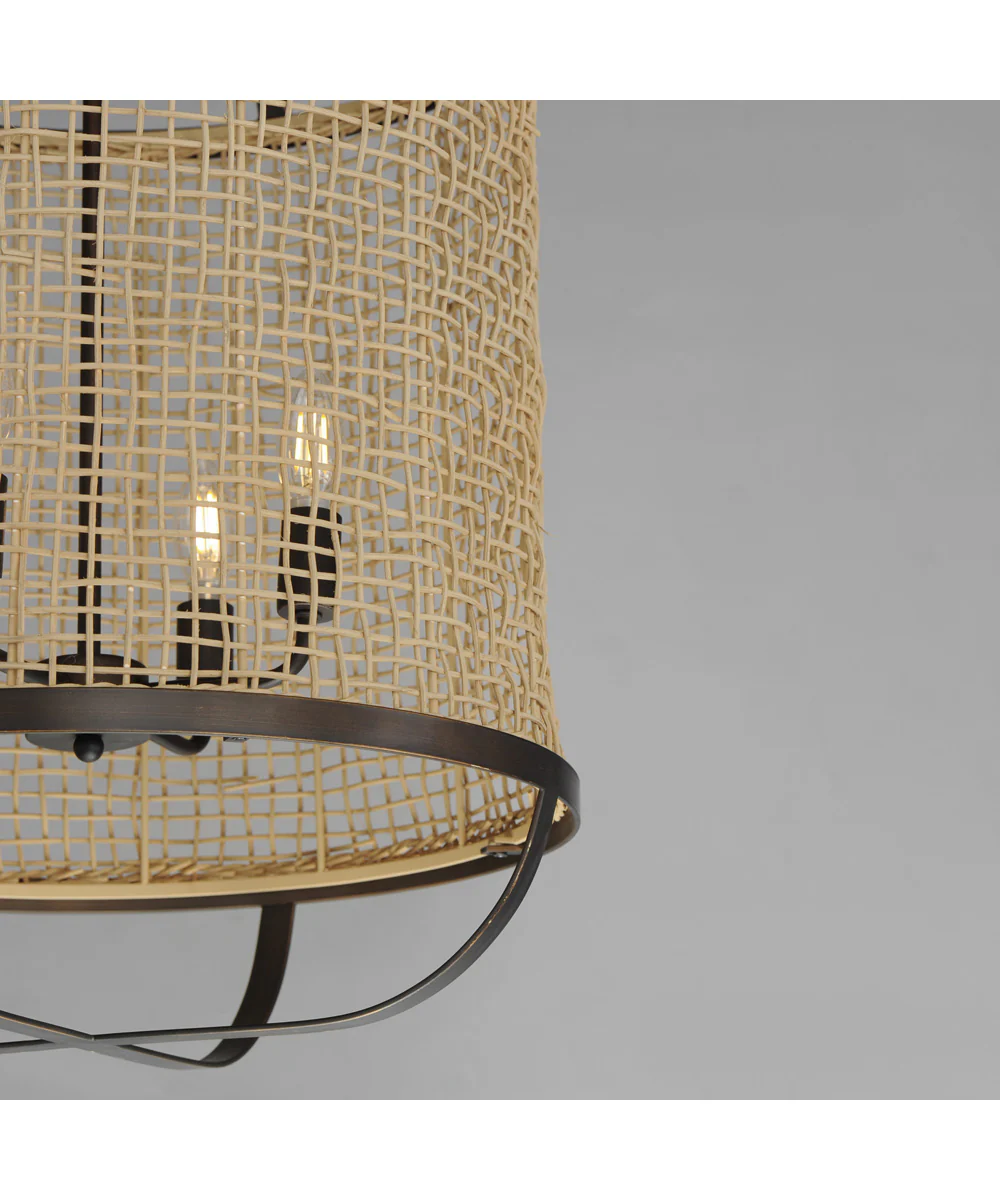 Cestino 19 inch Pendant Antique Bronze - Image 5