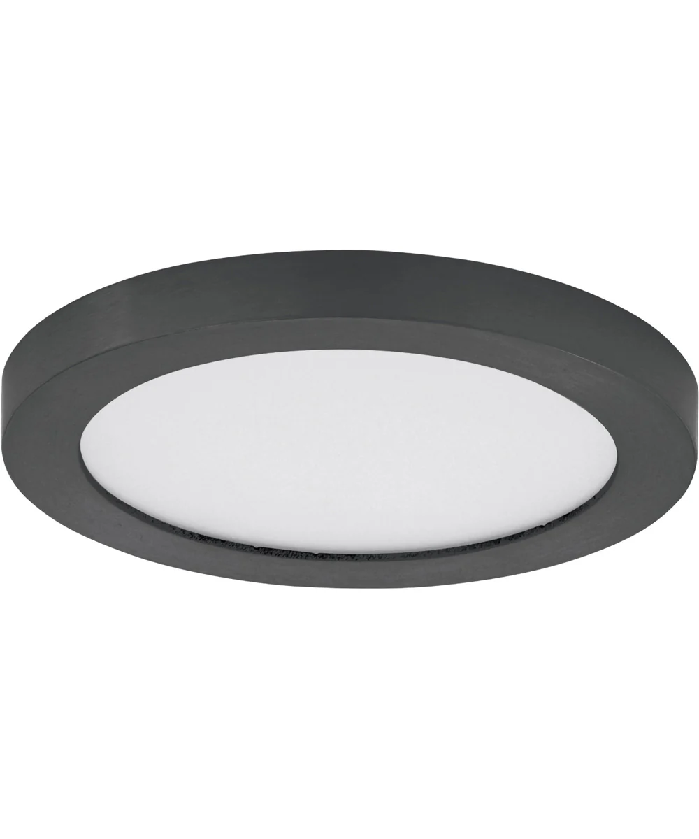 Chip 5 inch 12W RD LED Flush Mount - 5CCT Black