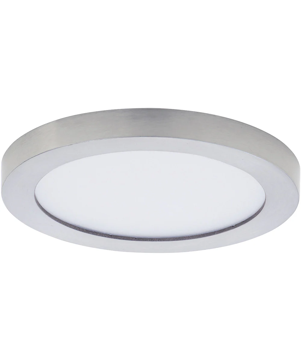 Chip 5 inch 12W RD LED Flush Mount Satin Nickel