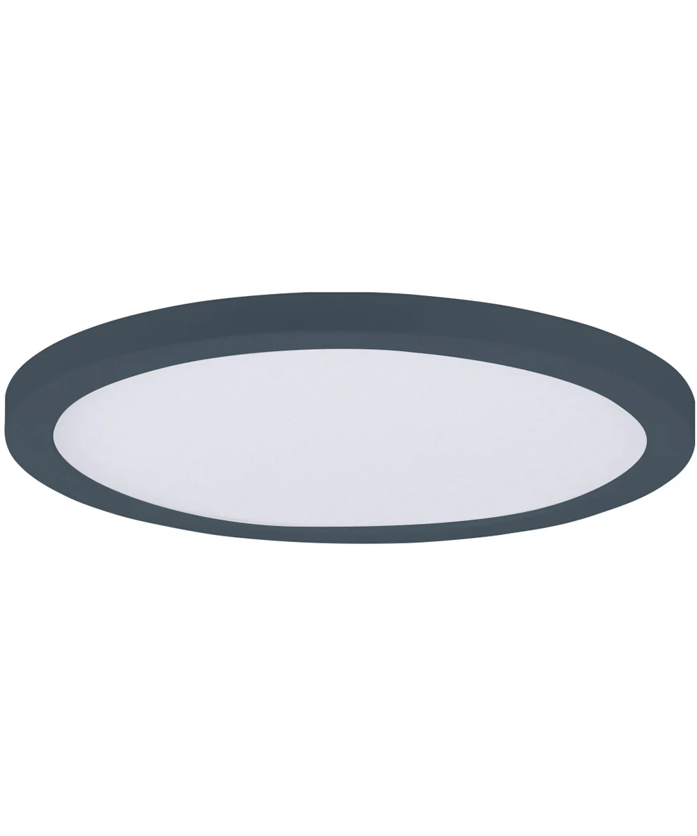 Chip 7 inch 15W RD LED Flush Mount Black