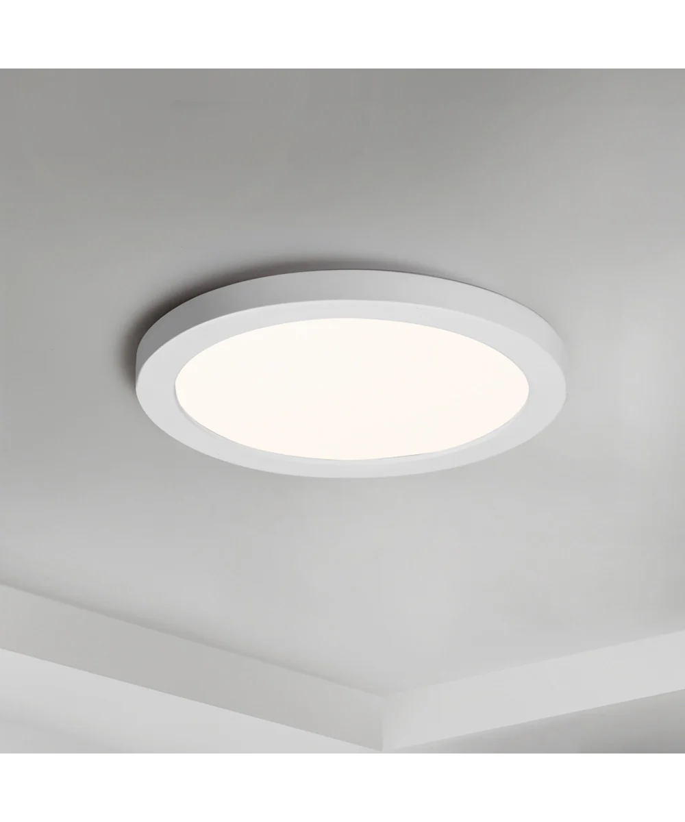 Chip 7 inch 15W RD LED Flush Mount White - Image 2