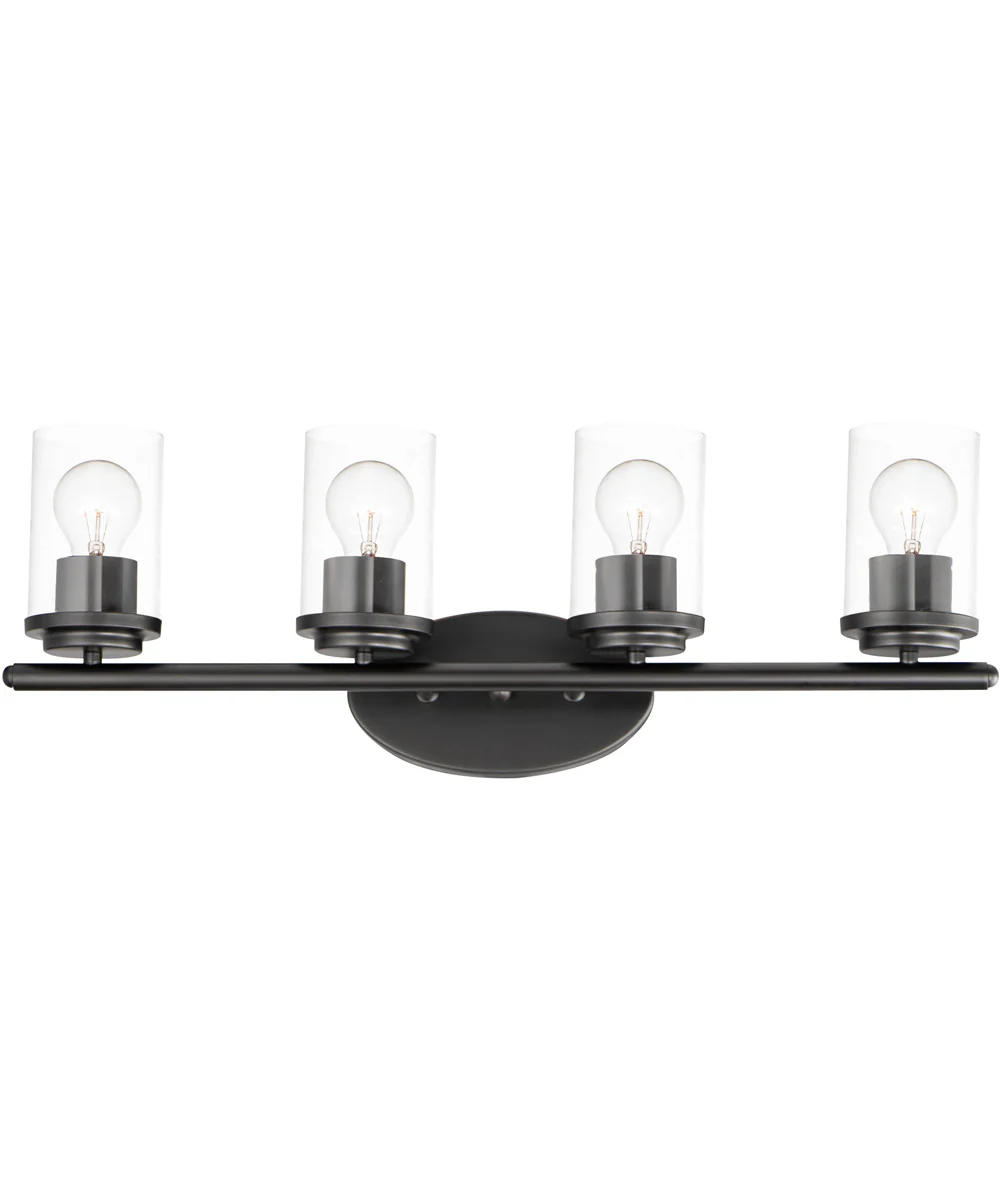 Corona 4-Light Bath Vanity Black