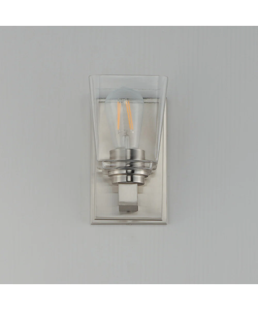 Cubos 1-Light Wall Sconce Satin Nickel - Image 2