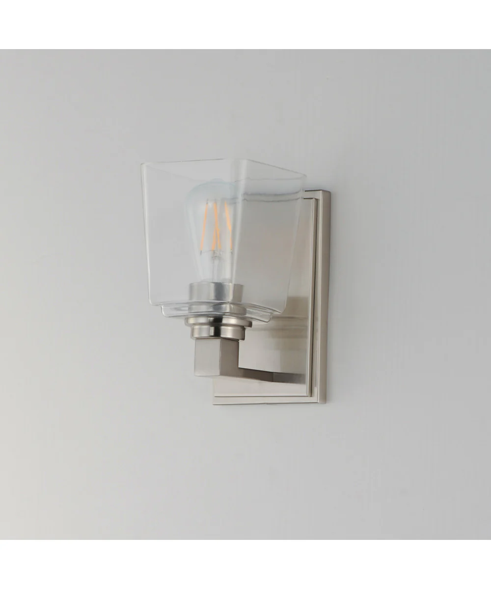 Cubos 1-Light Wall Sconce Satin Nickel - Image 5