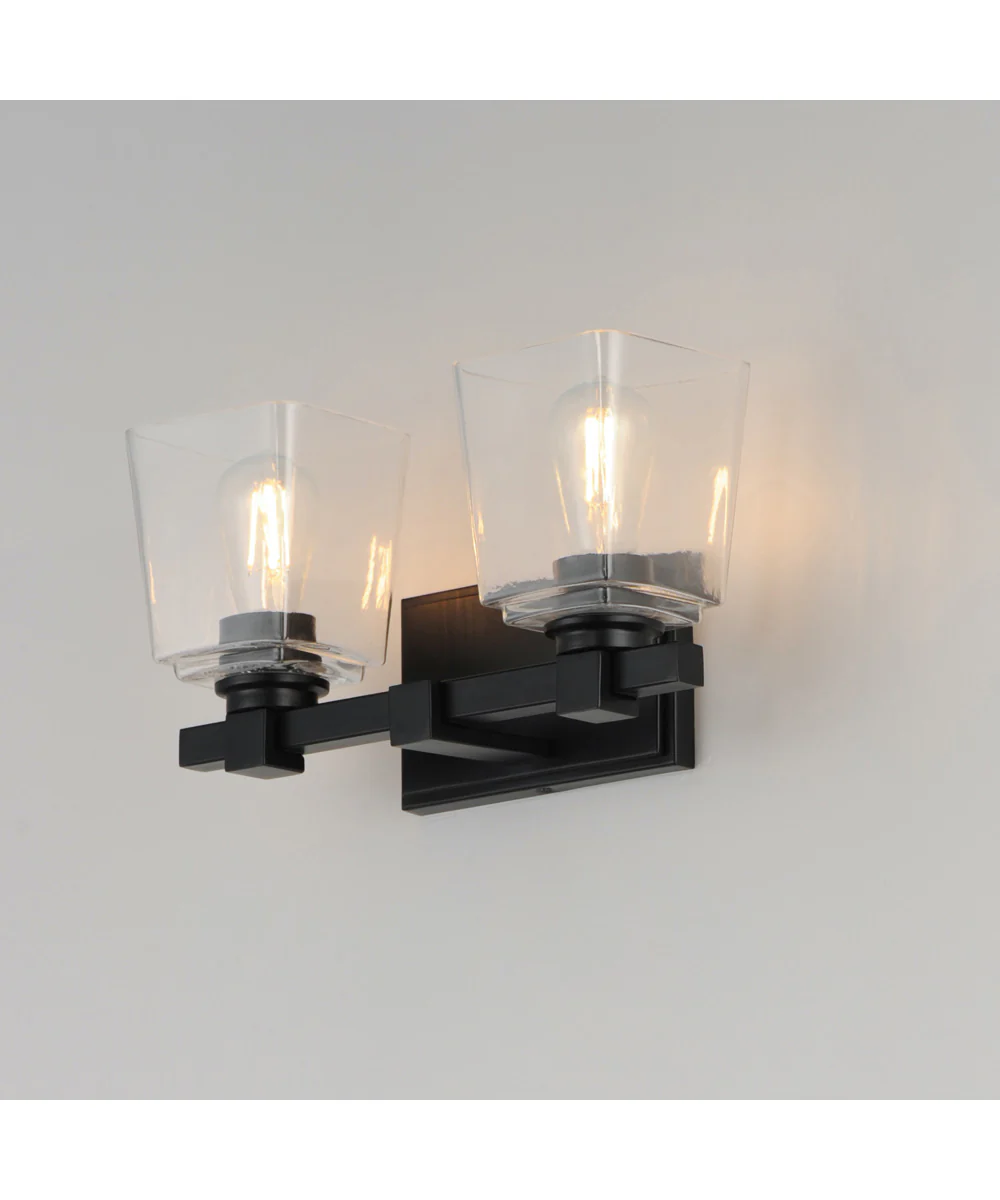 Cubos 2-Light Wall Sconce Black - Image 5