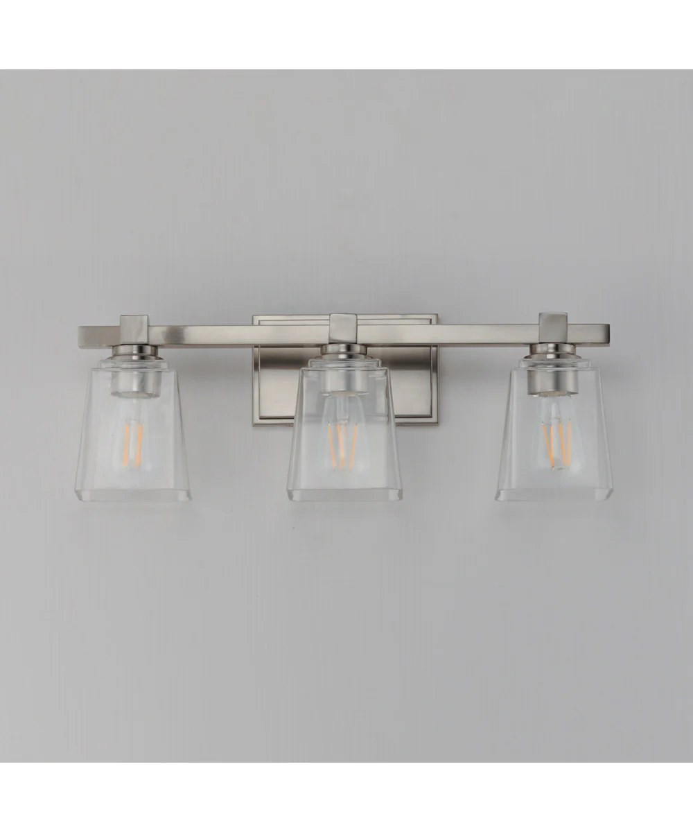 Cubos 3-Light Bath Vanity Satin Nickel - Image 2