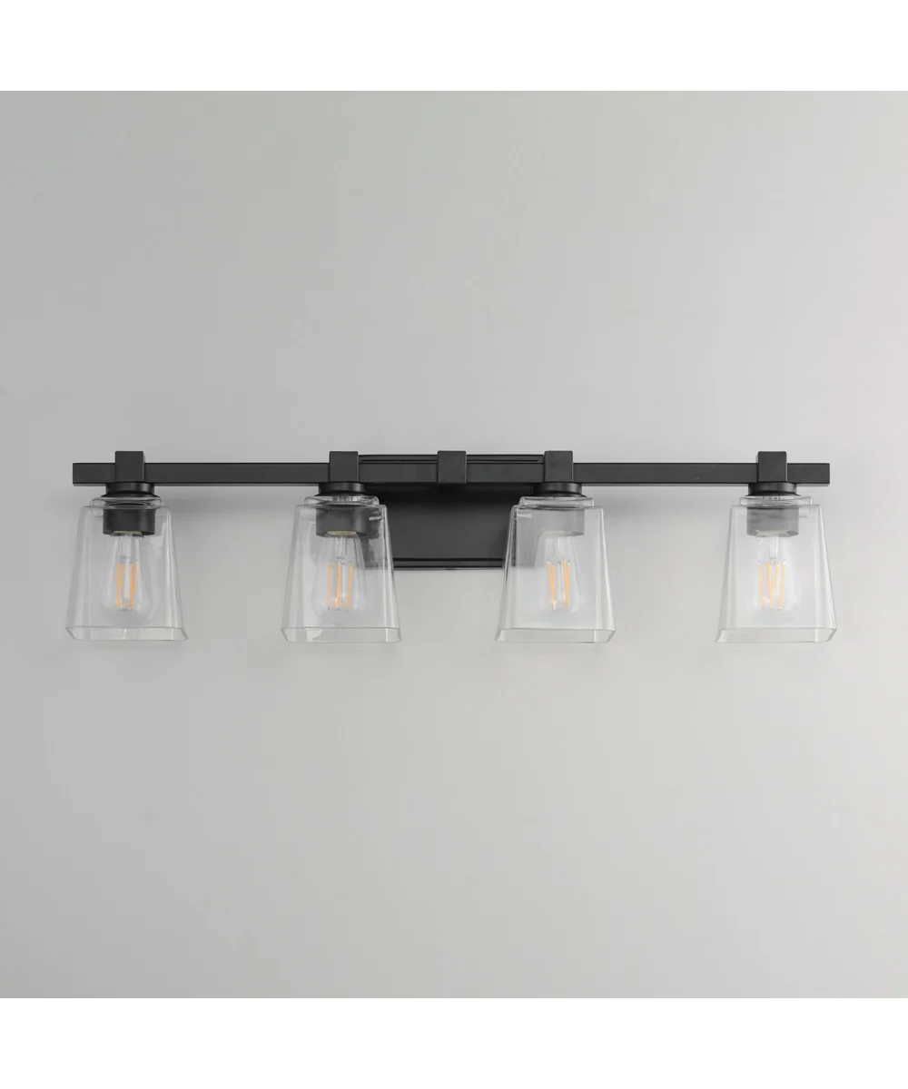 Cubos 4-Light Bath Vanity Black - Image 2