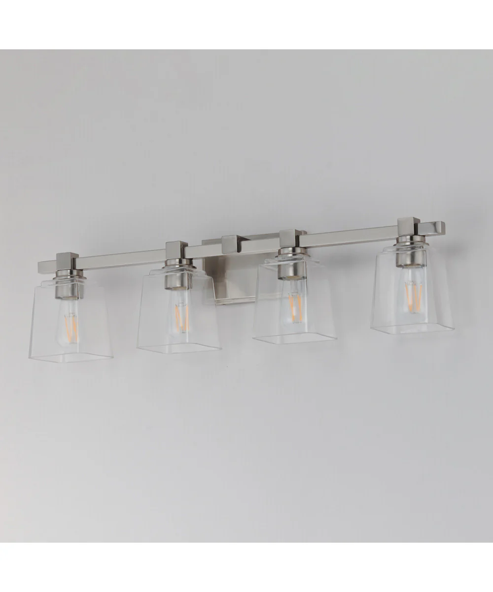 Cubos 4-Light Bath Vanity Satin Nickel - Image 4