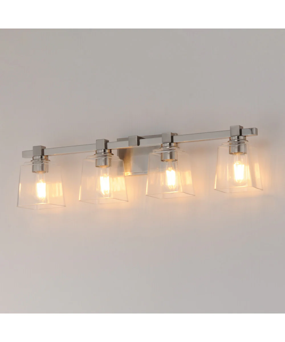 Cubos 4-Light Bath Vanity Satin Nickel - Image 5