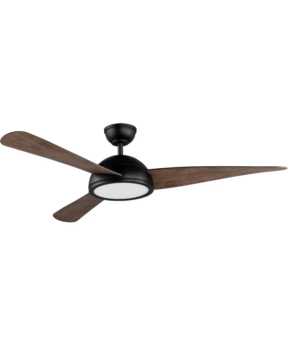 Cupola 52 inch Bronze LED Fan Walnut Blades Oil Rubbed Bronze