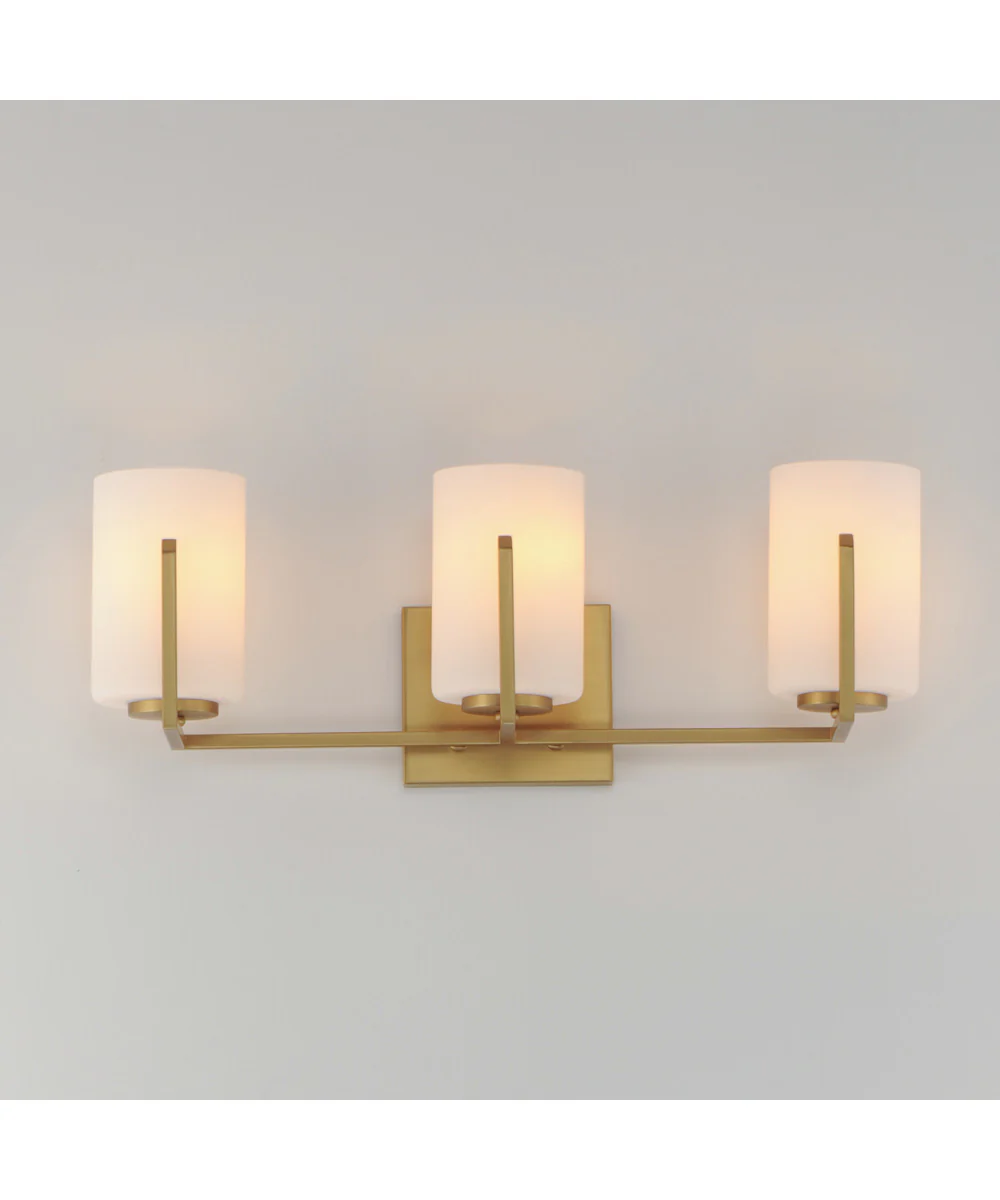 Dart 3-Light Bath Vanity Natural Aged Brass - Image 3