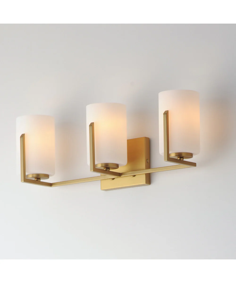 Dart 3-Light Bath Vanity Natural Aged Brass - Image 4