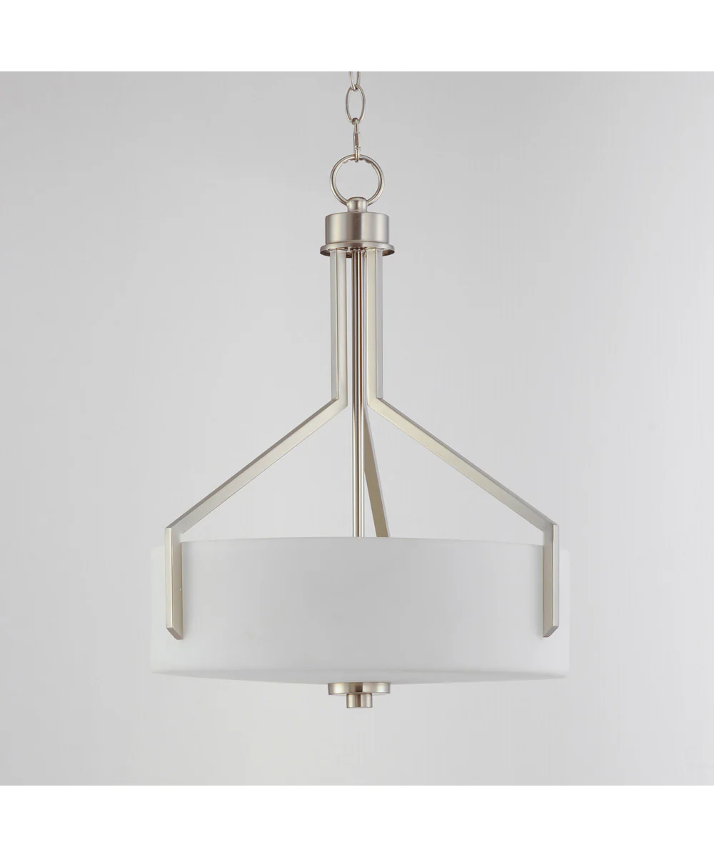 Dart 3-Light Pendant Satin Nickel - Image 3