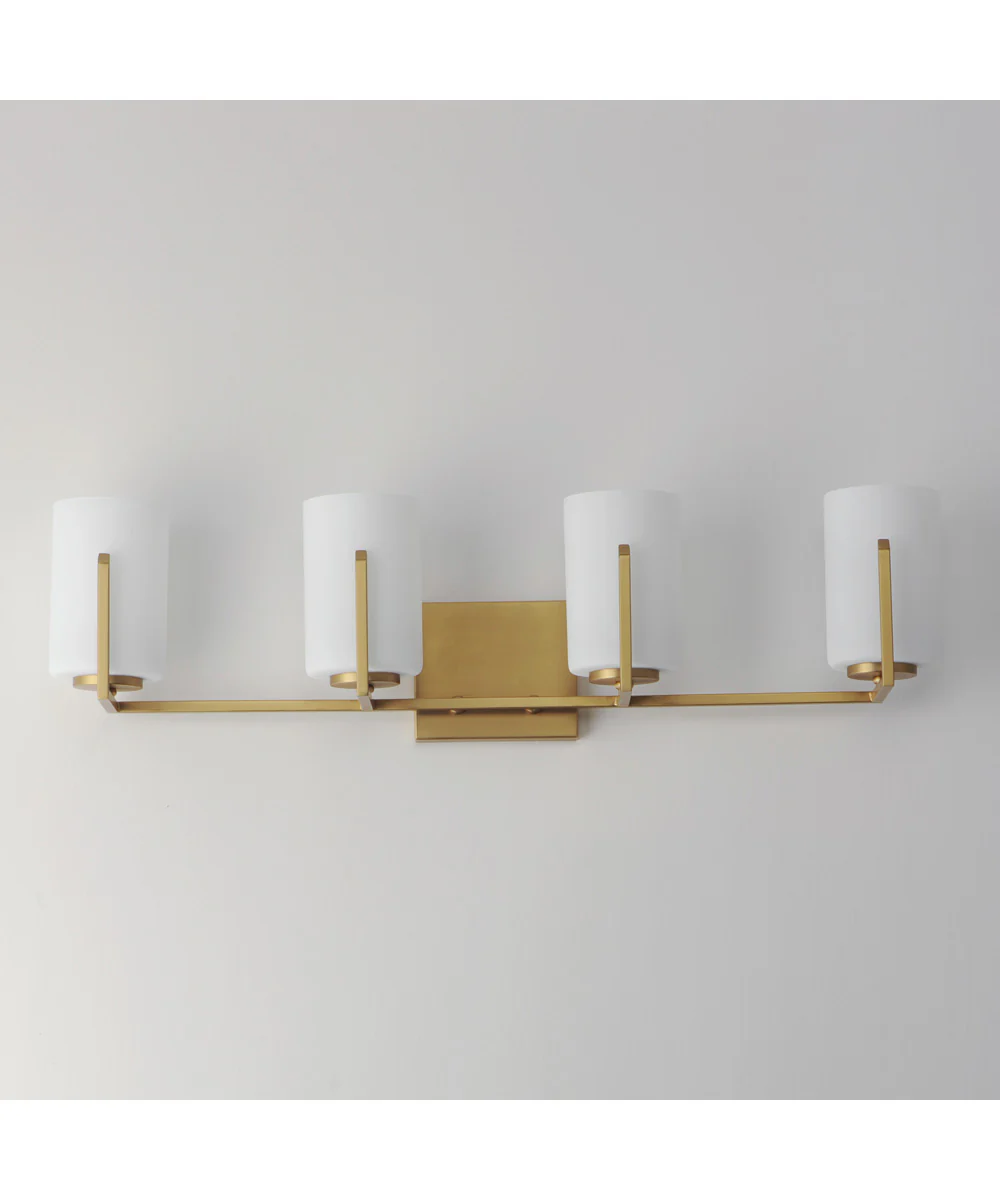 Dart 4-Light Bath Vanity Natural Aged Brass - Image 2