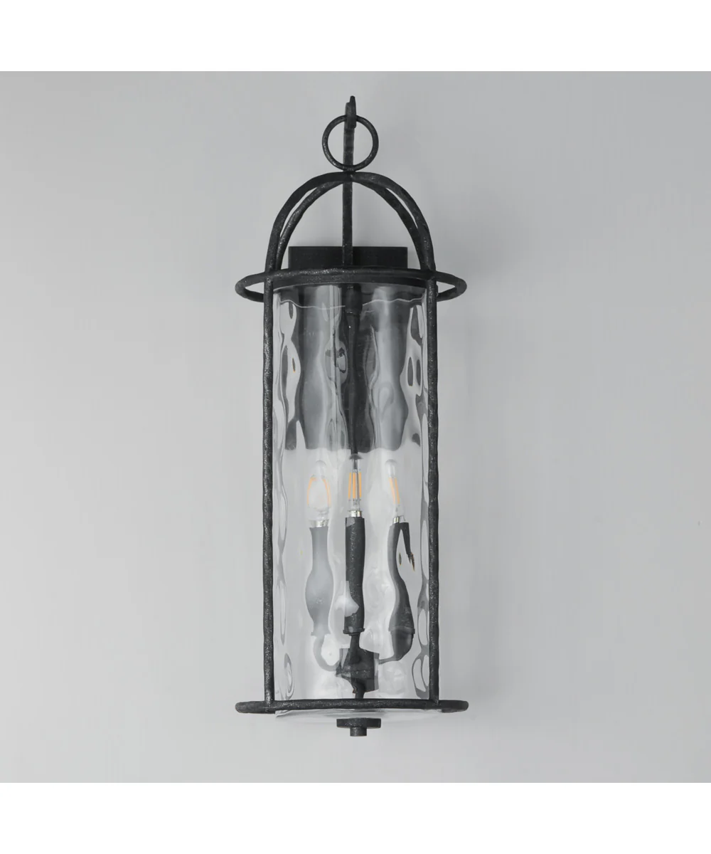 Del Mar X-Large Outdoor Wall Sconce Blacksmith - Image 2
