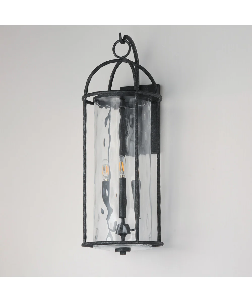 Del Mar X-Large Outdoor Wall Sconce Blacksmith - Image 4