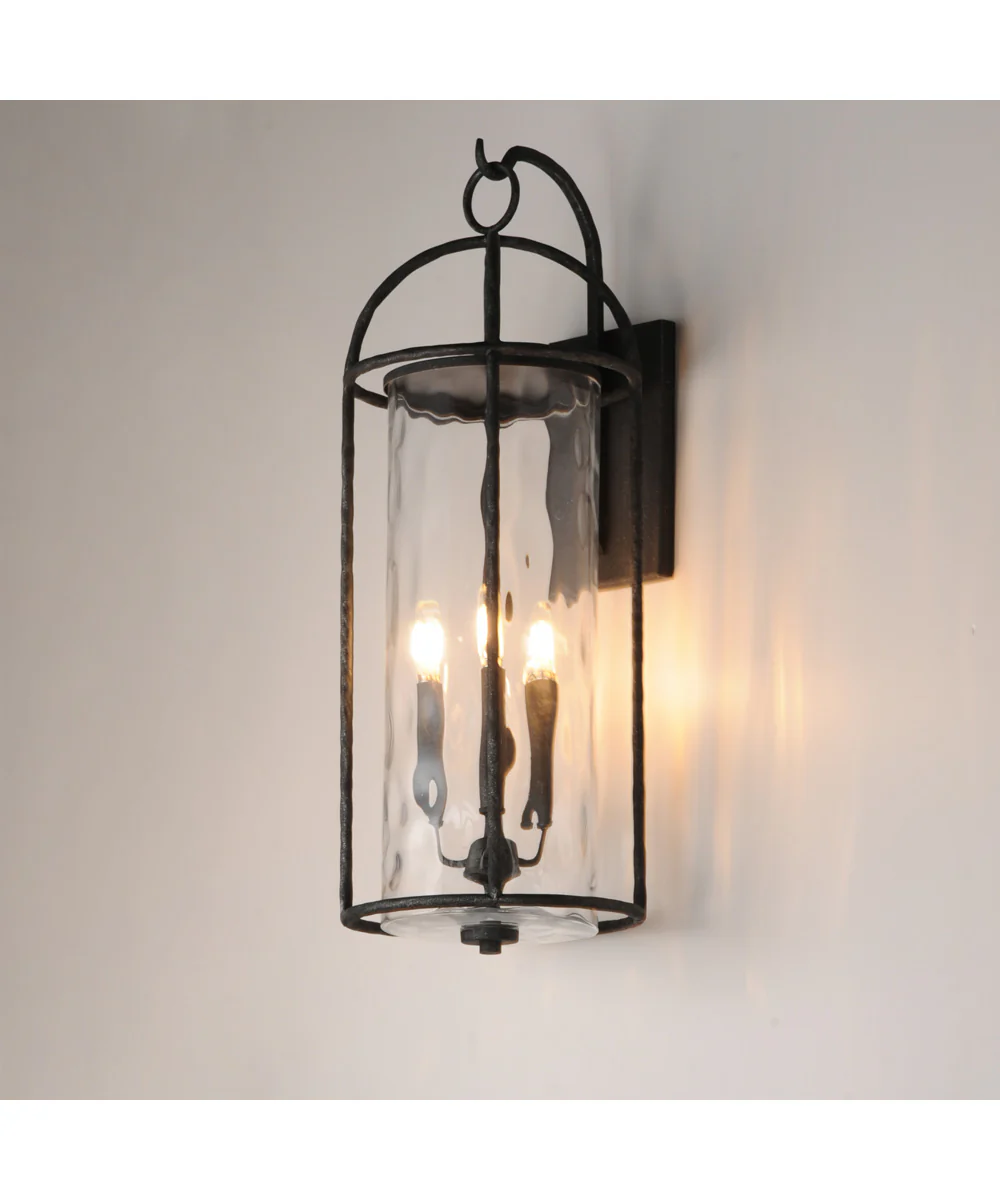 Del Mar X-Large Outdoor Wall Sconce Blacksmith - Image 5