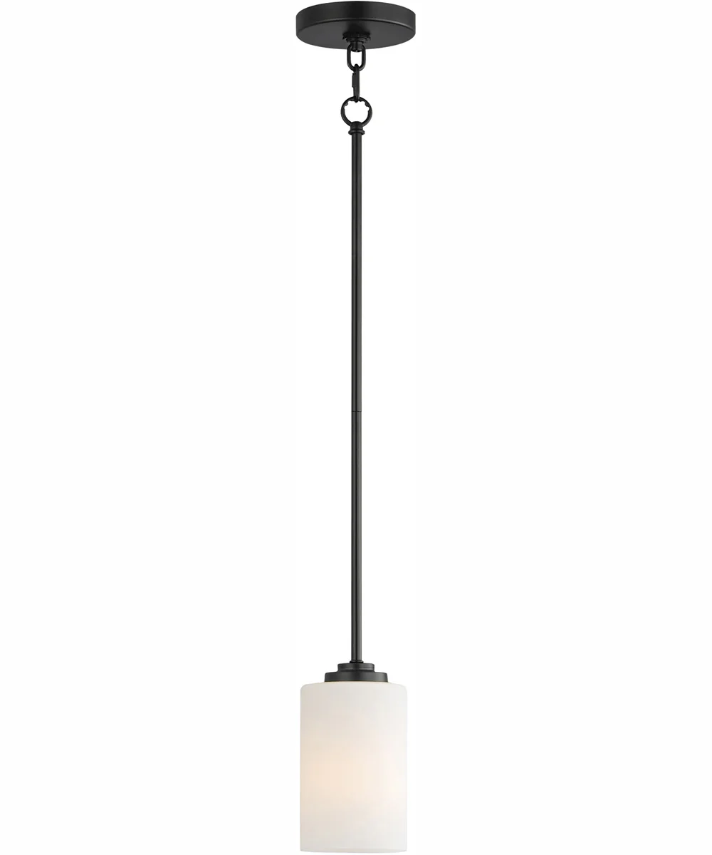 Deven 1-Light Mini Pendant Black