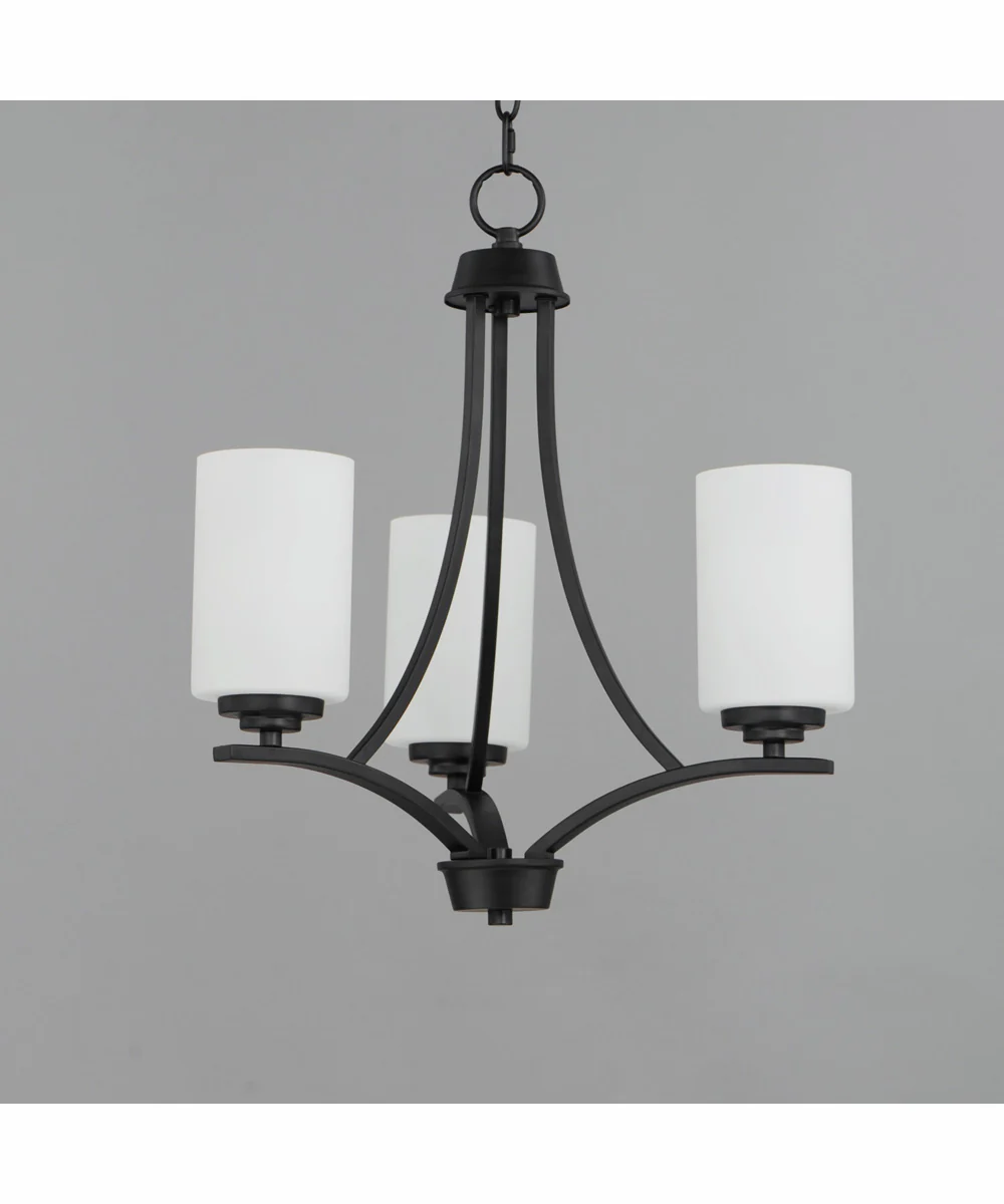 Deven 3-Light Chandelier Black - Image 5