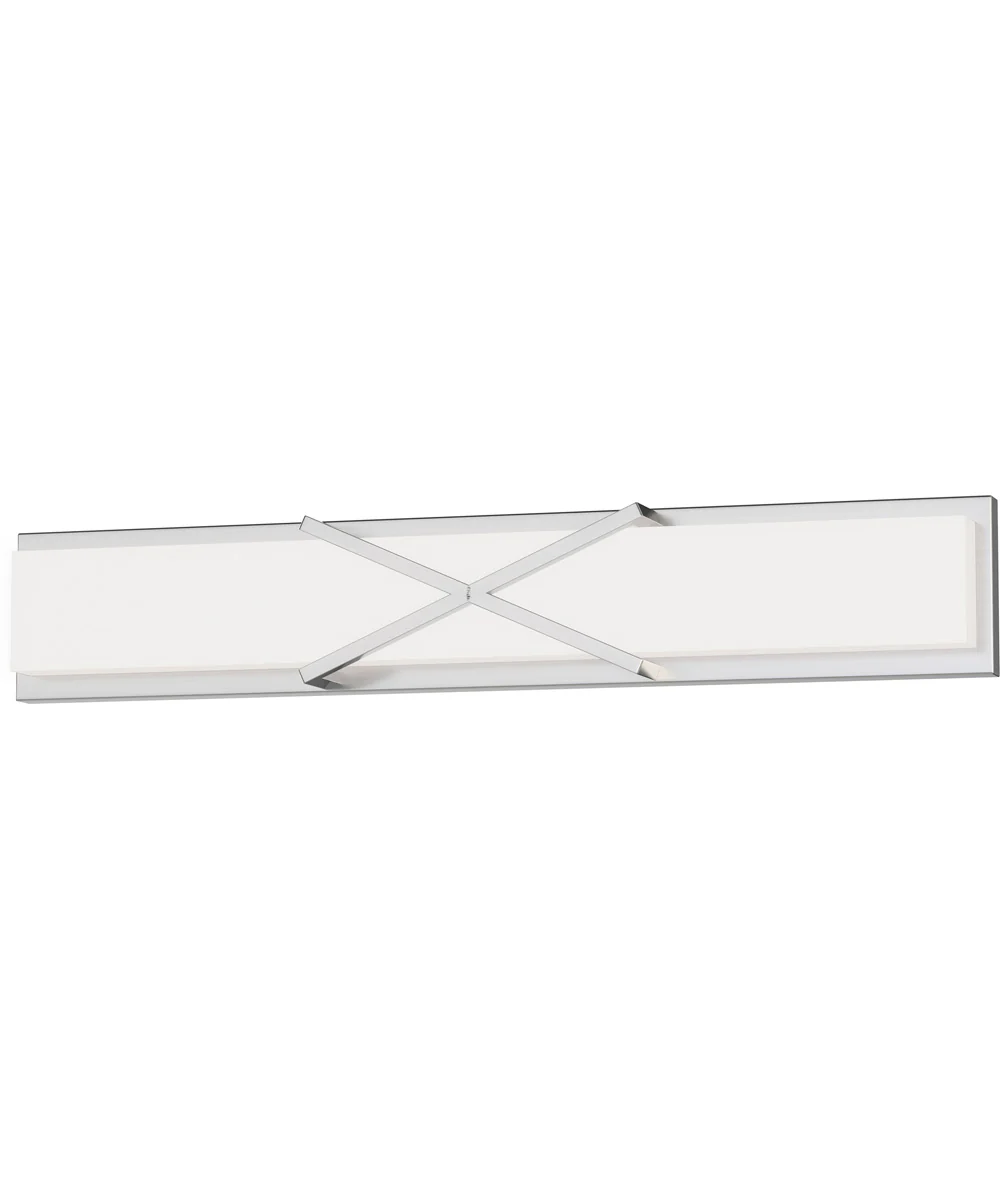 Dexter 30 inch LED Wall Sconce Satin Nickel