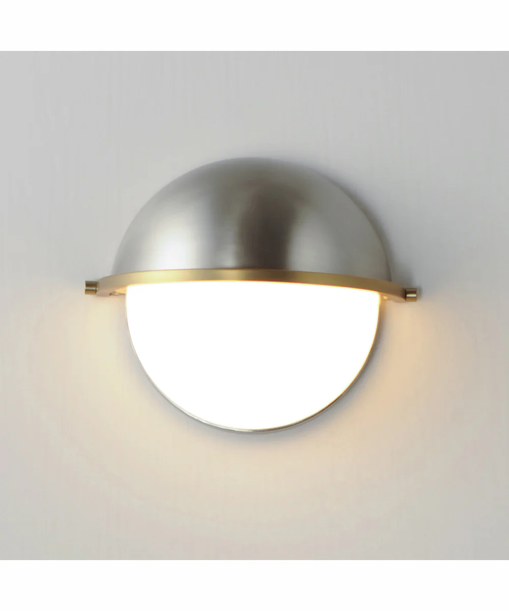Duke Half Sconce Satin Nickel / Satin Brass - Image 3