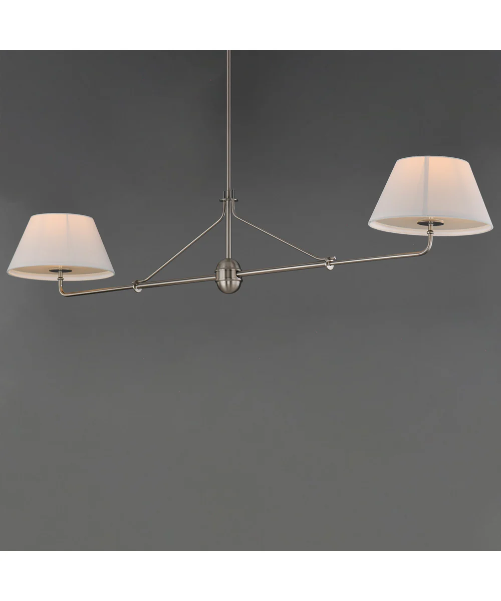 Dunbridge 2-Light Pendant Polished Nickel - Image 3