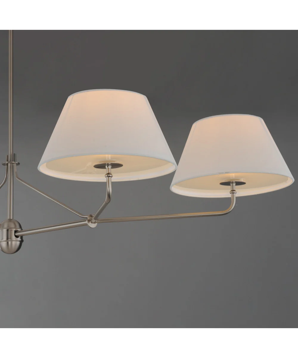Dunbridge 4-Light Chandelier Polished Nickel - Image 4