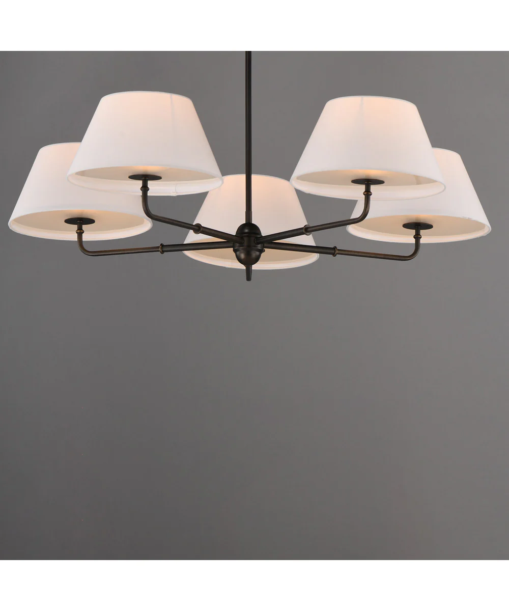 Dunbridge 5-Light Chandelier Antique Bronze - Image 3