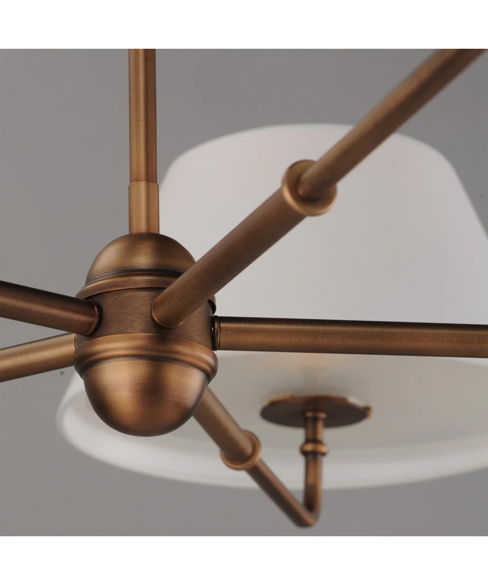 Dunbridge 5-Light Chandelier Weathered Brass - Image 4