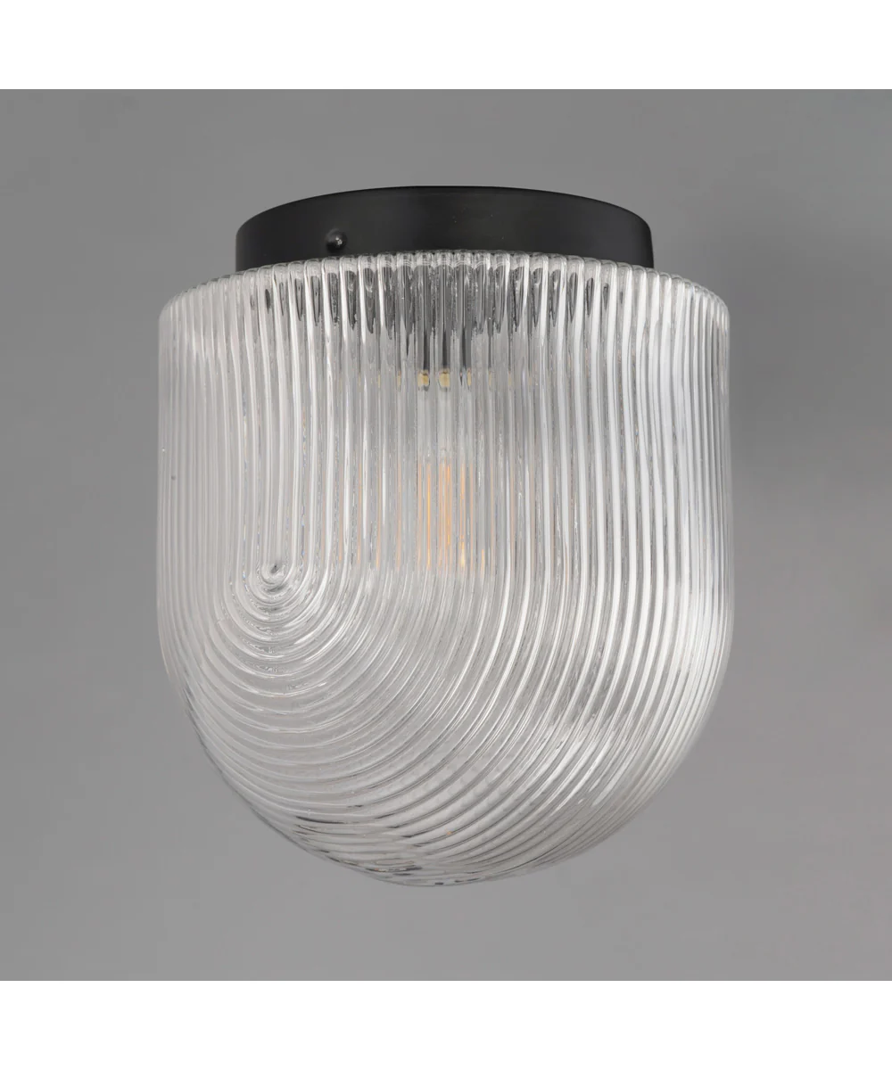 Dune 9 inch Flush Mount Black - Image 2