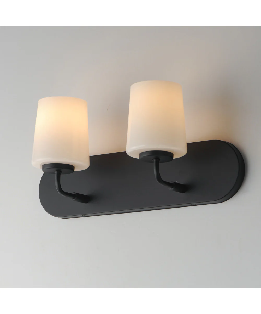Durham 2-Light Strip Bath Vanity Black - Image 5