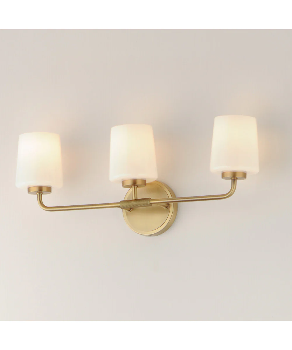 Durham 3-Light Bath Vanity Natural Aged Brass - Image 5