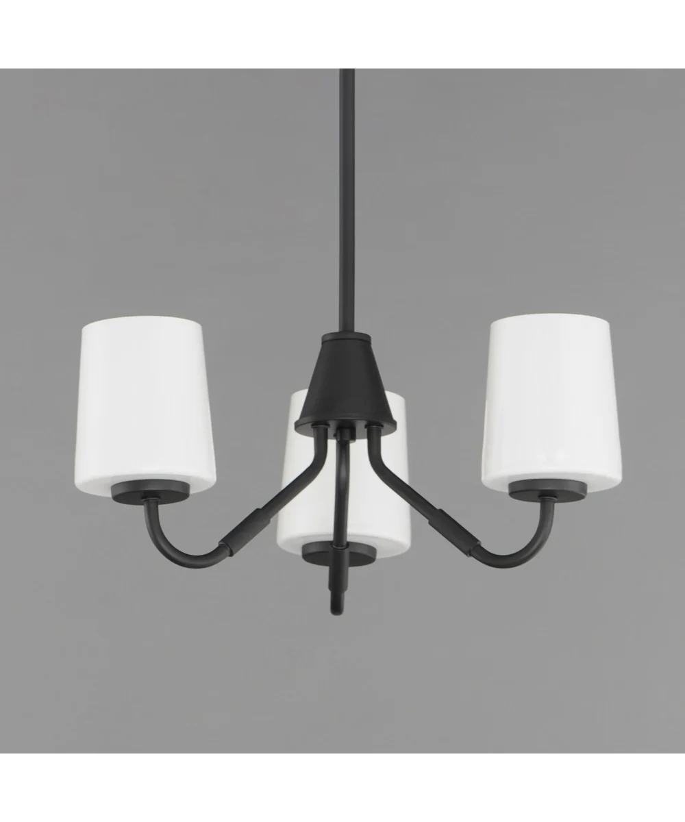 Durham 3-Light Chandelier Black - Image 2