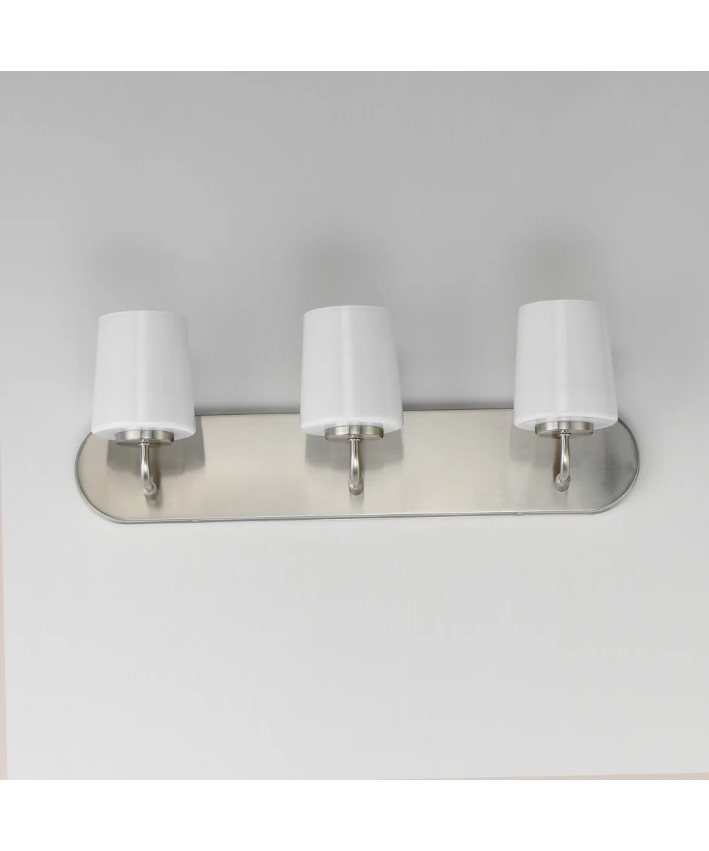 Durham 3-Light Strip Bath Vanity Satin Nickel - Image 2