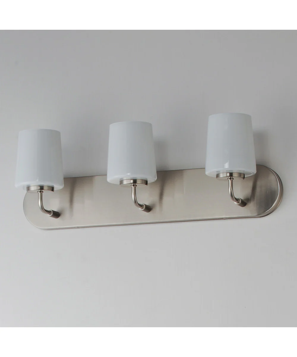 Durham 3-Light Strip Bath Vanity Satin Nickel - Image 4