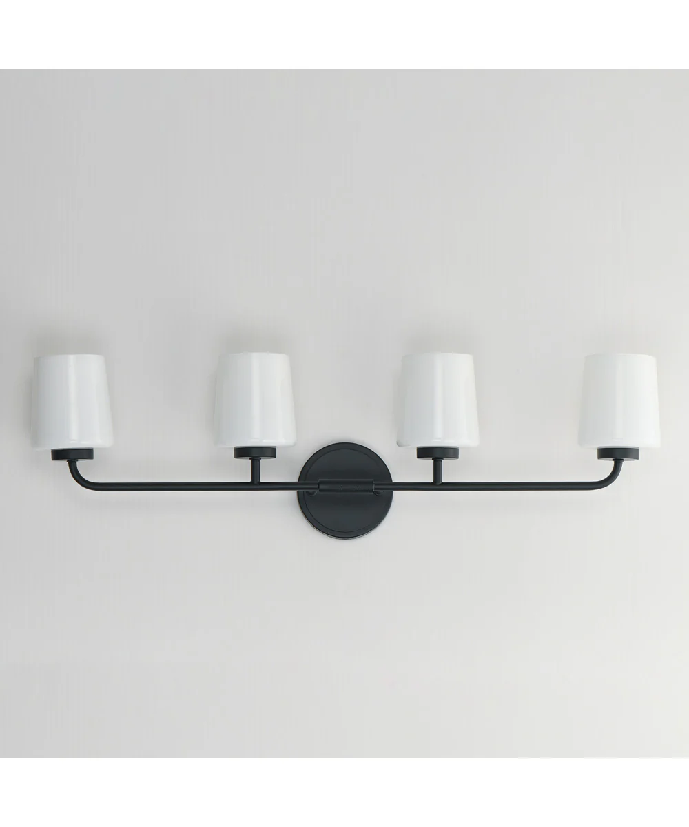 Durham 4-Light Bath Vanity Black - Image 2