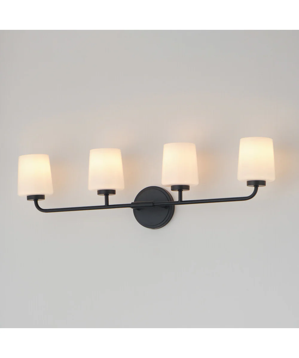 Durham 4-Light Bath Vanity Black - Image 5