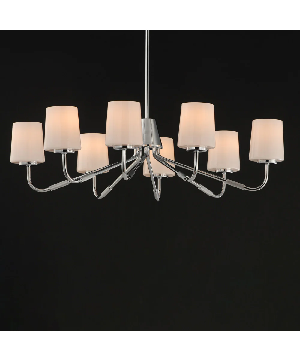 Durham 8-Light Chandelier Polished Chrome - Image 3