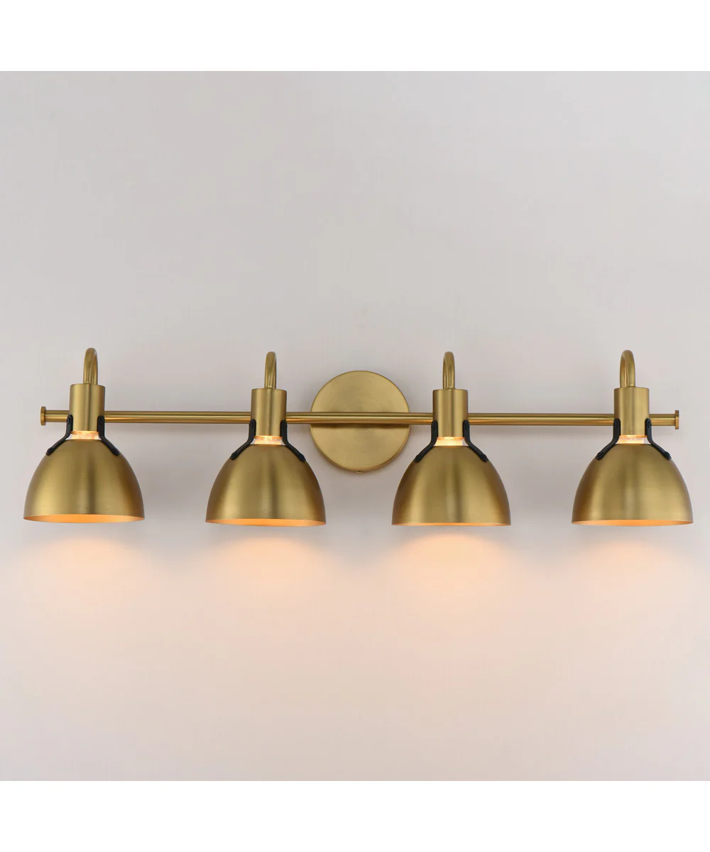 Dusk 4-Light Wall Sconce Satin Brass - Image 3