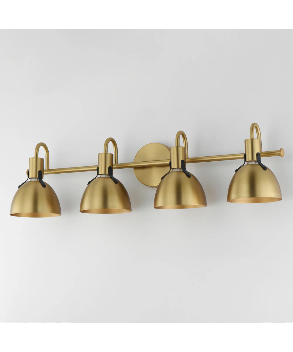 Dusk 4-Light Wall Sconce Satin Brass - Image 4