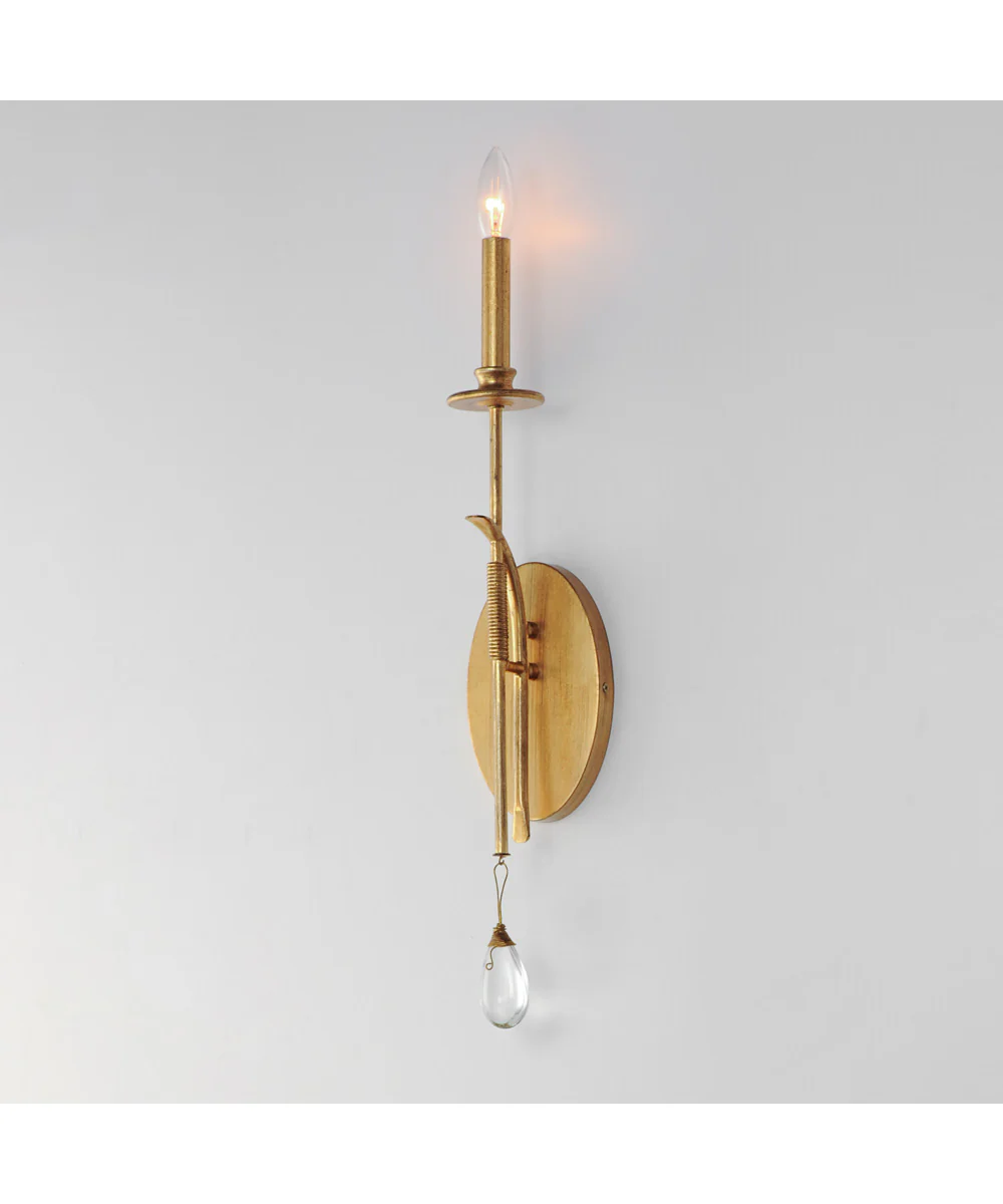 Eden 1-Light Sconce Charcoal Gold Leaf - Image 4