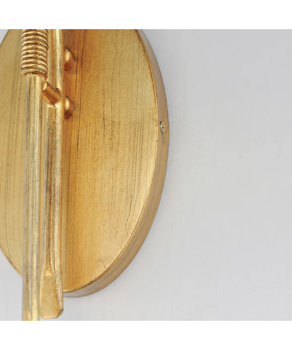 Eden 1-Light Sconce Charcoal Gold Leaf - Image 6