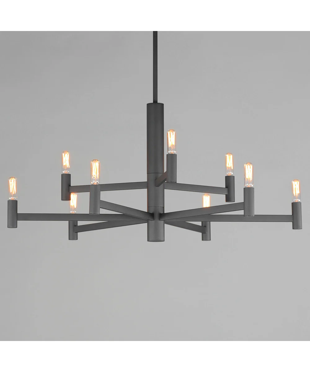 Emana 9-Light Chandelier Black - Image 4