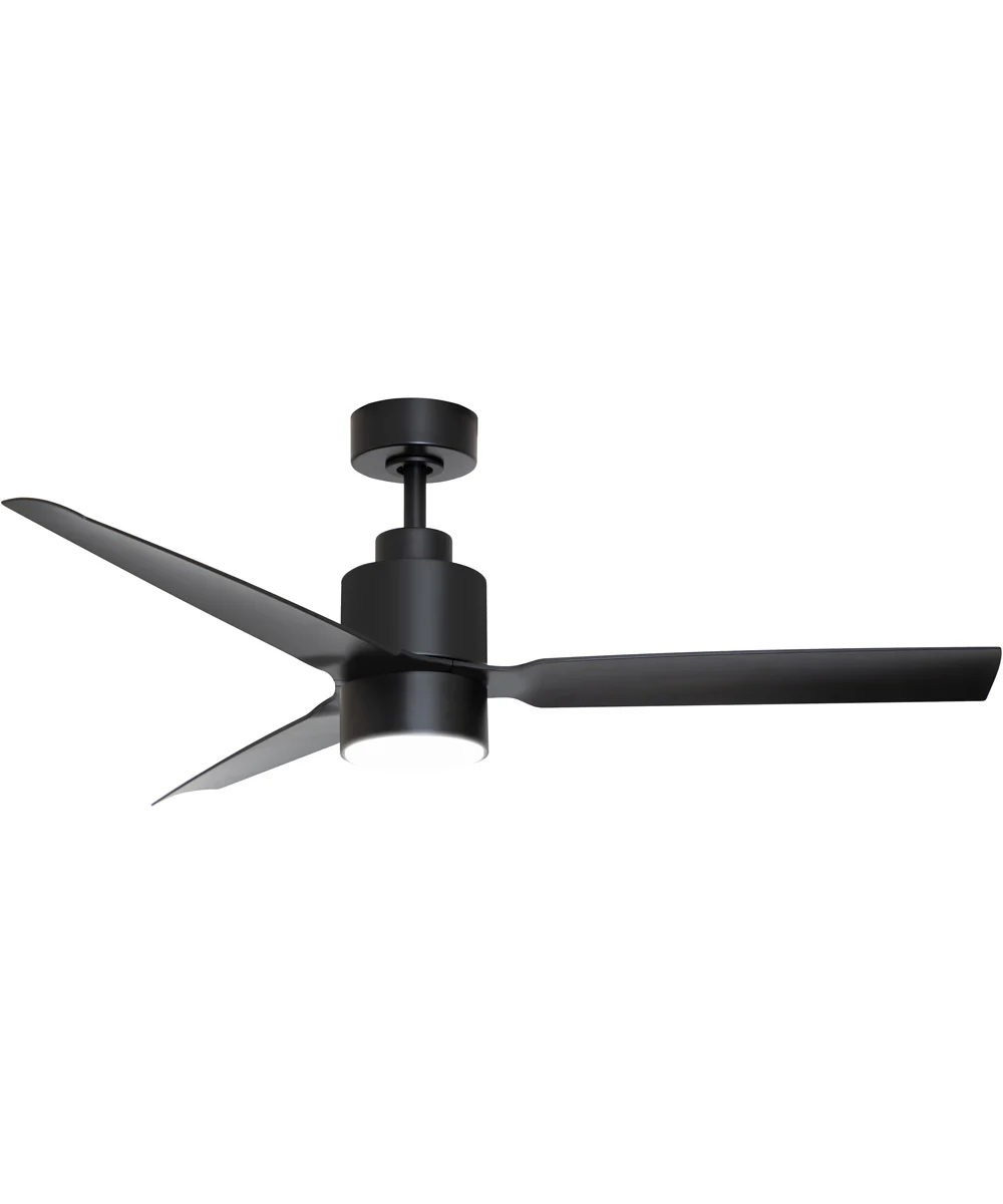 Falcon AC Damp 52 inch In/Out Fan w LED Light Kit Black - Image 2