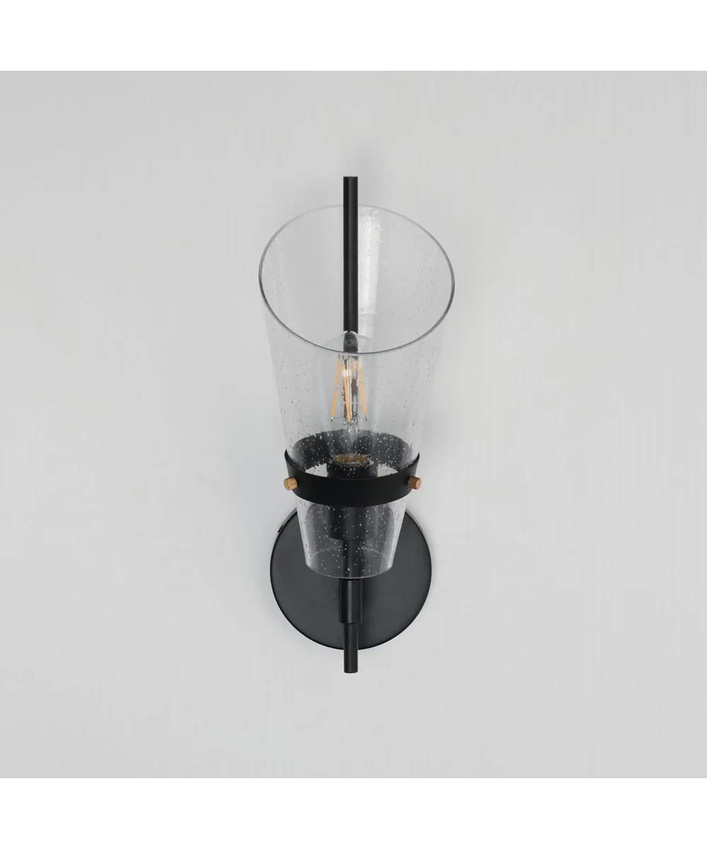 Finch 1-Light Wall Sconce Dark Bronze/Antique Brass - Image 2