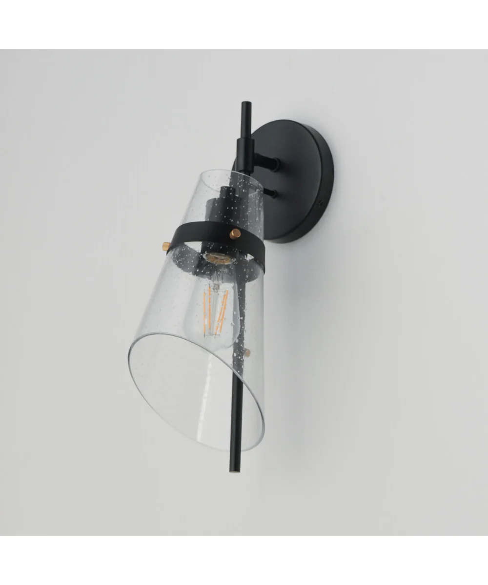 Finch 1-Light Wall Sconce Dark Bronze/Antique Brass - Image 4