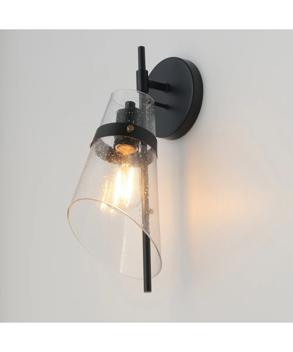 Finch 1-Light Wall Sconce Dark Bronze/Antique Brass - Image 5
