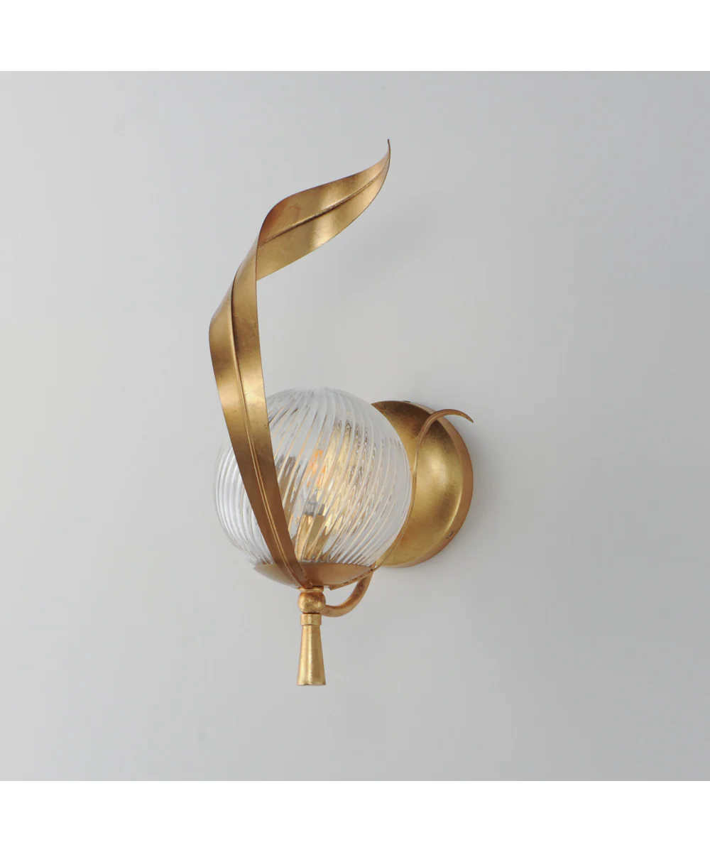 Firenze Wall Sconce Gold Leaf - Image 4
