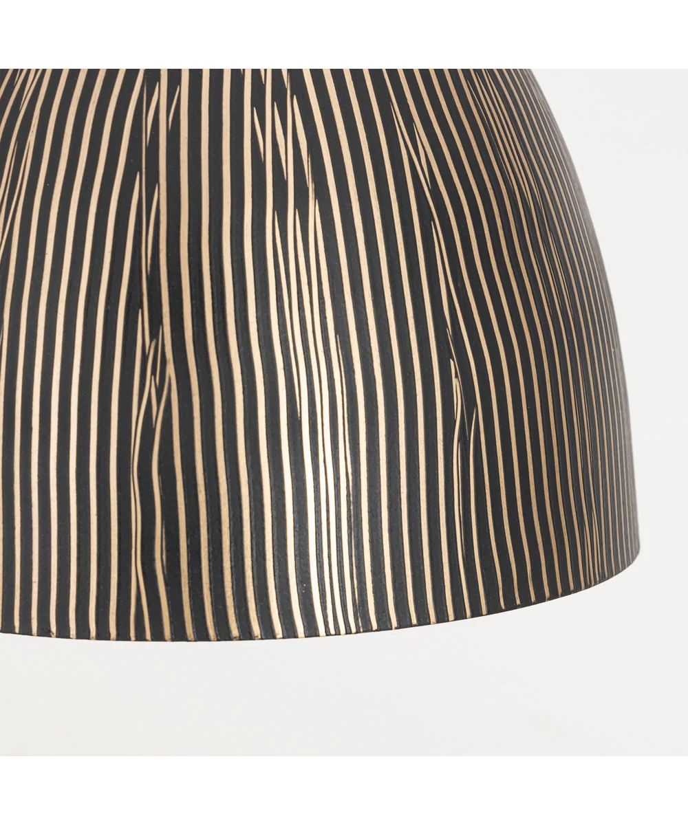 Fleur 1-Light Mini Pendant Black / Gold - Image 5